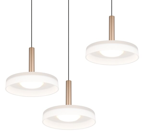 Φωτιστικό Κρεμαστό Trio Lighting CELESTE 354930365 Καφετί (Coffee) 3000K