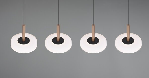 Φωτιστικό Κρεμαστό Trio Lighting CELESTE 354910465 Καφετί (Coffee) 3000K