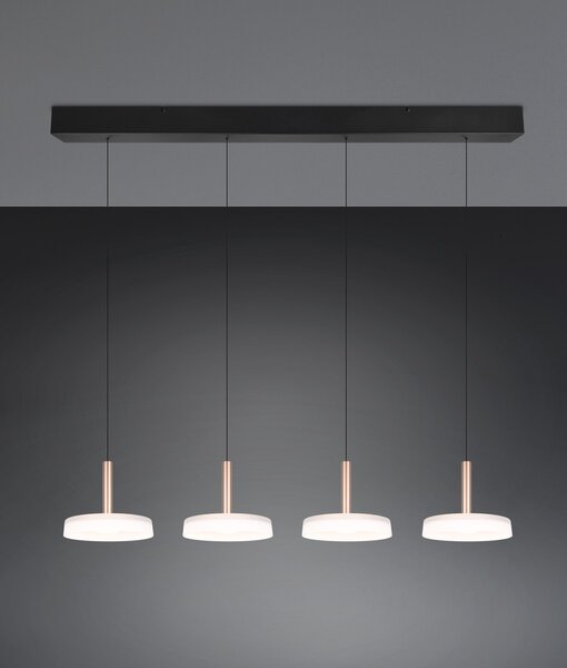 Φωτιστικό Κρεμαστό Trio Lighting CELESTE 354910465 Καφετί (Coffee) 3000K