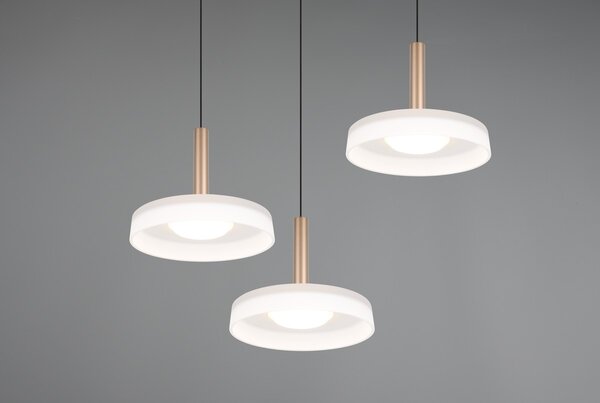 Φωτιστικό Κρεμαστό Trio Lighting CELESTE 354930365 Καφετί (Coffee) 3000K