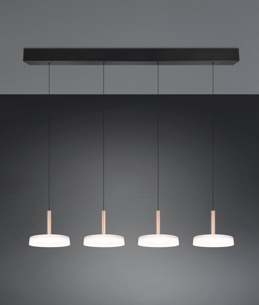Φωτιστικό Κρεμαστό Trio Lighting CELESTE 354910465 Καφετί (Coffee) 3000K