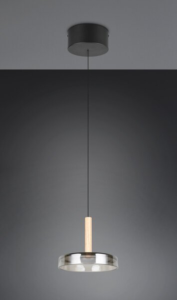 Φωτιστικό Κρεμαστό Trio Lighting CELESTE 354910132 Μαύρο Ματ (Black Mat) 3000K