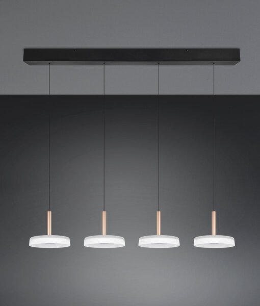 Φωτιστικό Κρεμαστό Trio Lighting CELESTE 354910465 Καφετί (Coffee) 3000K
