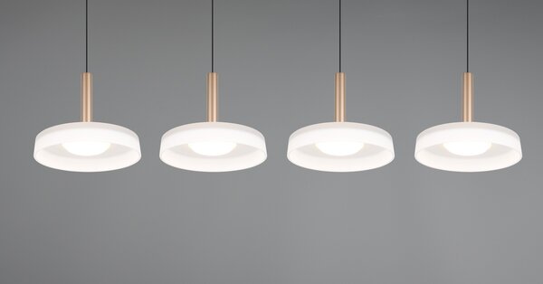 Φωτιστικό Κρεμαστό Trio Lighting CELESTE 354910465 Καφετί (Coffee) 3000K