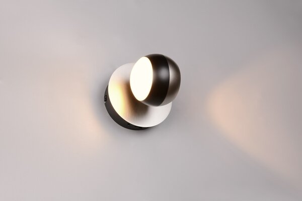Φωτιστικό Επίτοιχο Trio Lighting ORBIT 244410107 Νίκελ ματ (Nickel Mat- Satin) 2300+3000+4000K