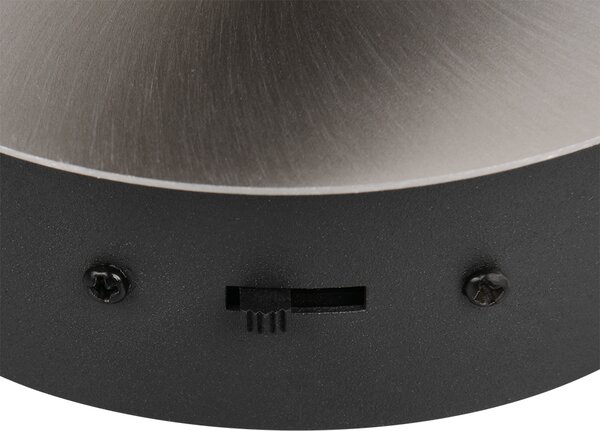 Φωτιστικό Επίτοιχο Trio Lighting ORBIT 244410107 Νίκελ ματ (Nickel Mat- Satin) 2300+3000+4000K