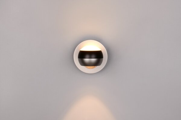 Φωτιστικό Επίτοιχο Trio Lighting ORBIT 244410107 Νίκελ ματ (Nickel Mat- Satin) 2300+3000+4000K