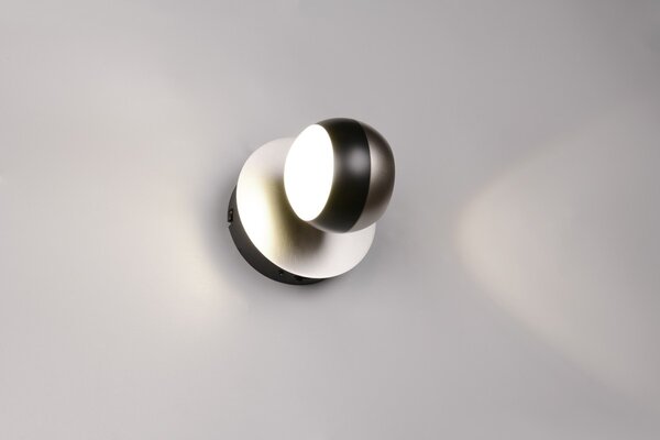 Φωτιστικό Επίτοιχο Trio Lighting ORBIT 244410107 Νίκελ ματ (Nickel Mat- Satin) 2300+3000+4000K