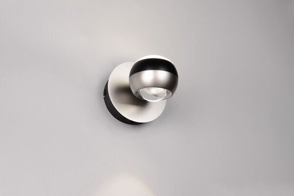 Φωτιστικό Επίτοιχο Trio Lighting ORBIT 244410107 Νίκελ ματ (Nickel Mat- Satin) 2300+3000+4000K
