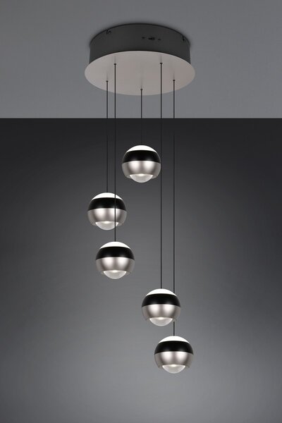 Φωτιστικό Κρεμαστό Trio Lighting ORBIT 344430507 Νίκελ ματ (Nickel Mat- Satin) 2300+3000+4000K
