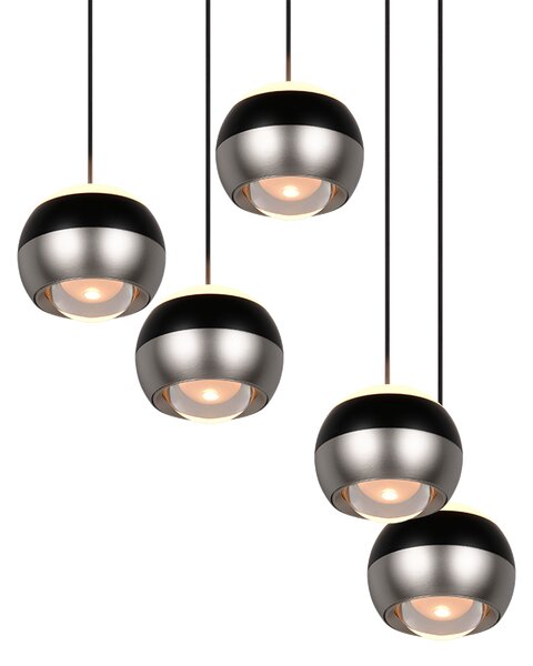 Φωτιστικό Κρεμαστό Trio Lighting ORBIT 344430507 Νίκελ ματ (Nickel Mat- Satin) 2300+3000+4000K