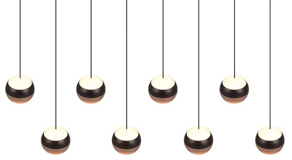 Φωτιστικό Κρεμαστό Trio Lighting ORBIT 344410832 Μαύρο Ματ (Black Mat) 2300+3000+4000K