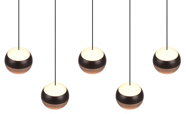 Φωτιστικό Κρεμαστό Trio Lighting ORBIT 344410532 Μαύρο Ματ (Black Mat) 2300+3000+4000K