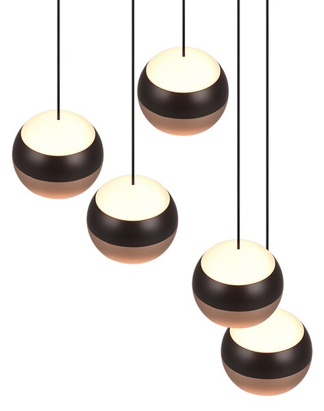 Φωτιστικό Κρεμαστό Trio Lighting ORBIT 344430532 Μαύρο Ματ (Black Mat) 2300+3000+4000K