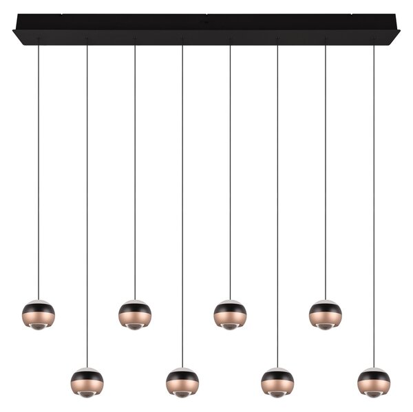 Φωτιστικό Κρεμαστό Trio Lighting ORBIT 344410832 Μαύρο Ματ (Black Mat) 2300+3000+4000K