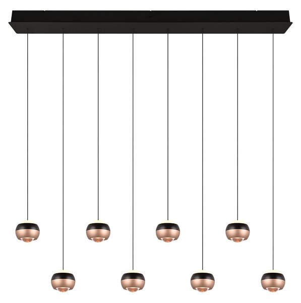 Φωτιστικό Κρεμαστό Trio Lighting ORBIT 344410832 Μαύρο Ματ (Black Mat) 2300+3000+4000K