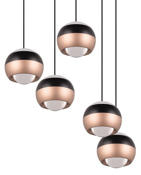 Φωτιστικό Κρεμαστό Trio Lighting ORBIT 344430532 Μαύρο Ματ (Black Mat) 2300+3000+4000K