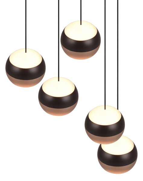 Φωτιστικό Κρεμαστό Trio Lighting ORBIT 344430532 Μαύρο Ματ (Black Mat) 2300+3000+4000K