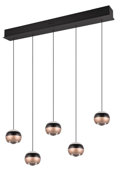Φωτιστικό Κρεμαστό Trio Lighting ORBIT 344410532 Μαύρο Ματ (Black Mat) 2300+3000+4000K