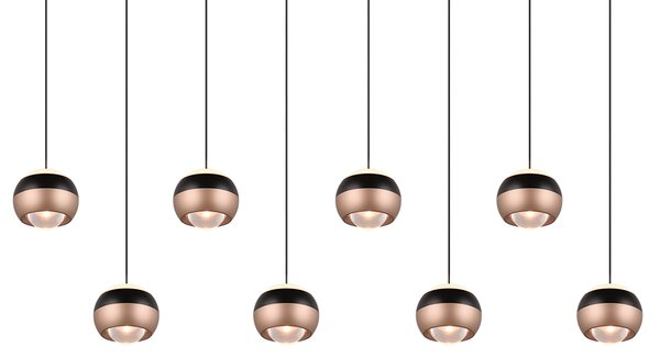 Φωτιστικό Κρεμαστό Trio Lighting ORBIT 344410832 Μαύρο Ματ (Black Mat) 2300+3000+4000K