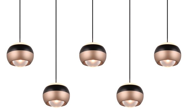 Φωτιστικό Κρεμαστό Trio Lighting ORBIT 344410532 Μαύρο Ματ (Black Mat) 2300+3000+4000K