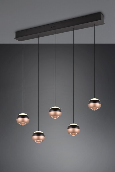 Φωτιστικό Κρεμαστό Trio Lighting ORBIT 344410532 Μαύρο Ματ (Black Mat) 2300+3000+4000K