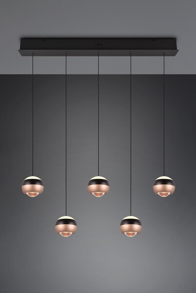 Φωτιστικό Κρεμαστό Trio Lighting ORBIT 344410532 Μαύρο Ματ (Black Mat) 2300+3000+4000K