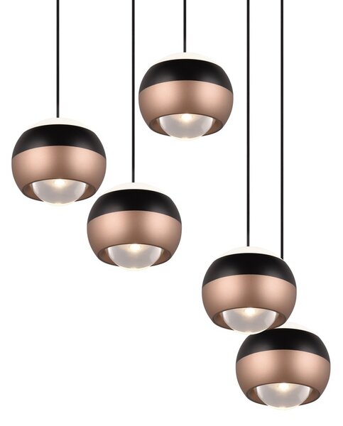 Φωτιστικό Κρεμαστό Trio Lighting ORBIT 344430532 Μαύρο Ματ (Black Mat) 2300+3000+4000K