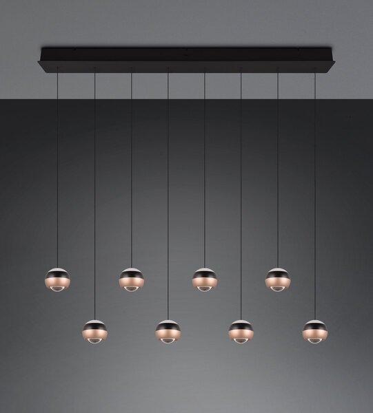 Φωτιστικό Κρεμαστό Trio Lighting ORBIT 344410832 Μαύρο Ματ (Black Mat) 2300+3000+4000K