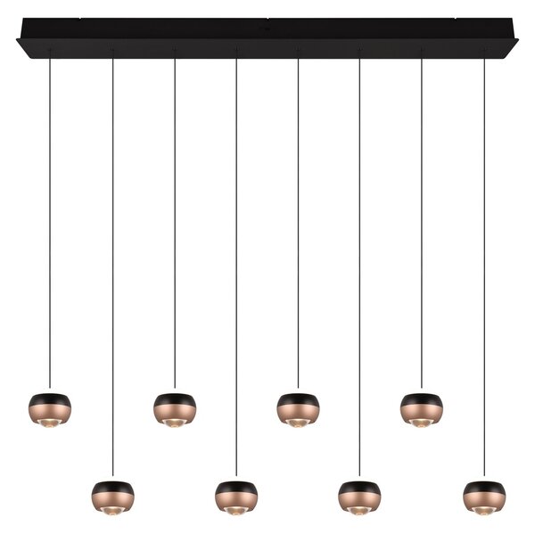 Φωτιστικό Κρεμαστό Trio Lighting ORBIT 344410832 Μαύρο Ματ (Black Mat) 2300+3000+4000K