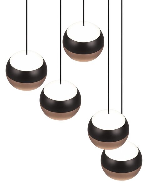 Φωτιστικό Κρεμαστό Trio Lighting ORBIT 344430532 Μαύρο Ματ (Black Mat) 2300+3000+4000K