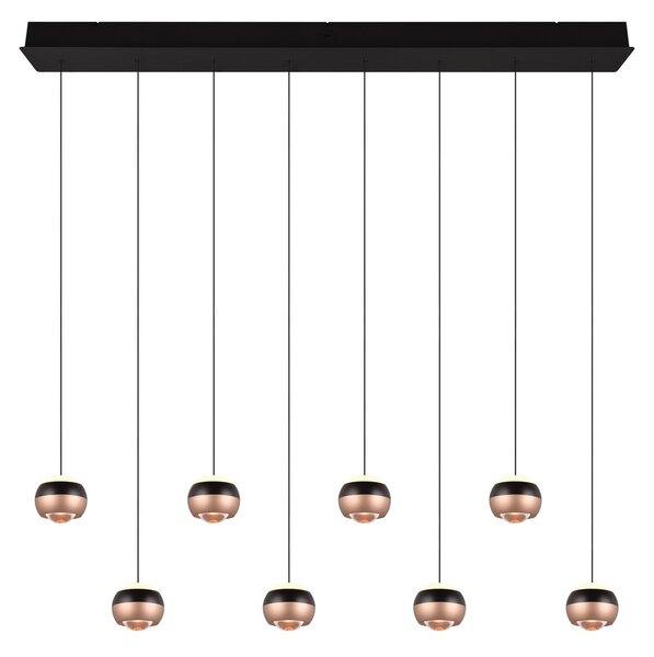 Φωτιστικό Κρεμαστό Trio Lighting ORBIT 344410832 Μαύρο Ματ (Black Mat) 2300+3000+4000K