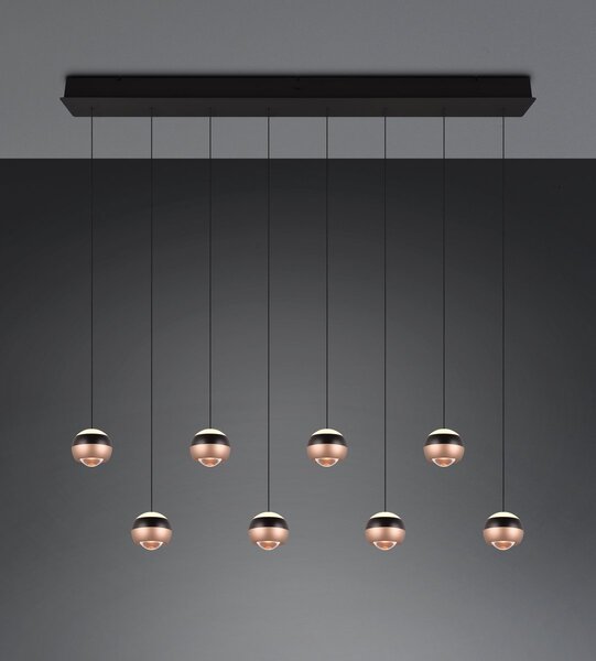 Φωτιστικό Κρεμαστό Trio Lighting ORBIT 344410832 Μαύρο Ματ (Black Mat) 2300+3000+4000K