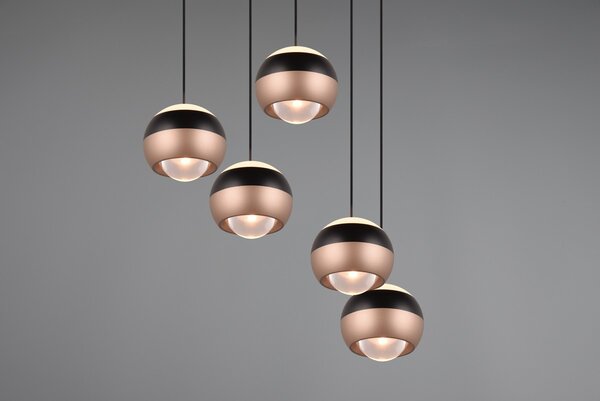 Φωτιστικό Κρεμαστό Trio Lighting ORBIT 344430532 Μαύρο Ματ (Black Mat) 2300+3000+4000K