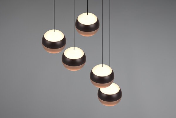 Φωτιστικό Κρεμαστό Trio Lighting ORBIT 344430532 Μαύρο Ματ (Black Mat) 2300+3000+4000K