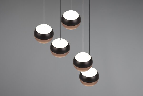 Φωτιστικό Κρεμαστό Trio Lighting ORBIT 344430532 Μαύρο Ματ (Black Mat) 2300+3000+4000K