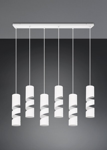 Φωτιστικό Κρεμαστό Trio Lighting STREAM 364000631 Λευκό Ματ (White Mat)