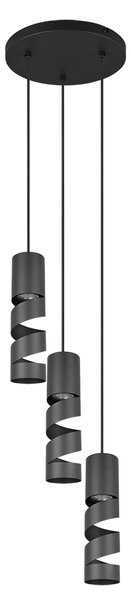 Φωτιστικό Κρεμαστό Trio Lighting STREAM 364030332 Μαύρο Ματ (Black Mat)