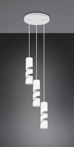 Φωτιστικό Κρεμαστό Trio Lighting STREAM 364030331 Λευκό Ματ (White Mat)