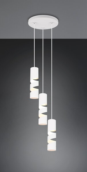 Φωτιστικό Κρεμαστό Trio Lighting STREAM 364030331 Λευκό Ματ (White Mat)