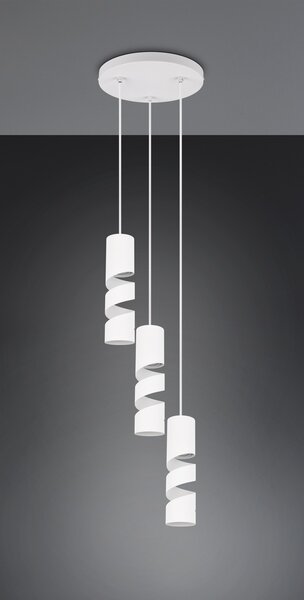 Φωτιστικό Κρεμαστό Trio Lighting STREAM 364030331 Λευκό Ματ (White Mat)