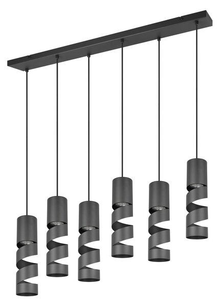 Φωτιστικό Κρεμαστό Trio Lighting STREAM 364000632 Μαύρο Ματ (Black Mat)