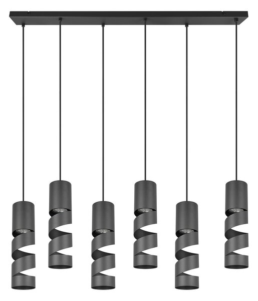Φωτιστικό Κρεμαστό Trio Lighting STREAM 364000632 Μαύρο Ματ (Black Mat)