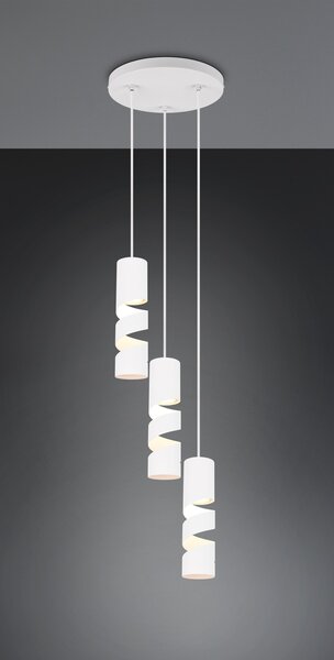Φωτιστικό Κρεμαστό Trio Lighting STREAM 364030331 Λευκό Ματ (White Mat)