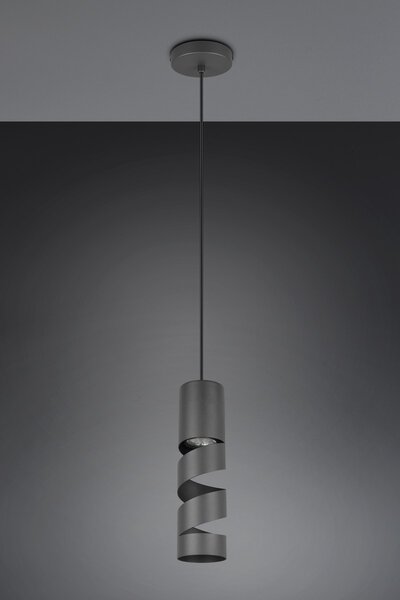 Φωτιστικό Κρεμαστό Trio Lighting STREAM 364000132 Μαύρο Ματ (Black Mat)