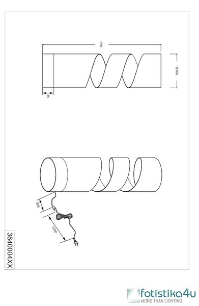 Φωτιστικό Επιτραπέζιο Trio Lighting STREAM 564000131 Λευκό Ματ (White Mat)