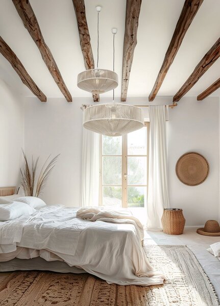 Φωτιστικό Κρεμαστό Trio Lighting SVEA 364700144 Μπεζ/Κρεμ (Beige/Creme)