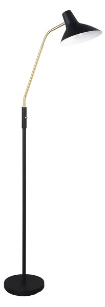 Φωτιστικό Επιδαπέδιο Trio Lighting TRAVELLER 463400180 Μαύρο Ματ (Black Mat) και Χρυσό Χρώμα (Gold Coloured)