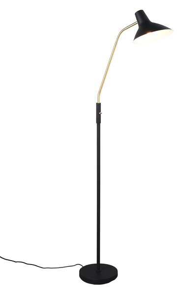 Φωτιστικό Επιδαπέδιο Trio Lighting TRAVELLER 463400180 Μαύρο Ματ (Black Mat) και Χρυσό Χρώμα (Gold Coloured)