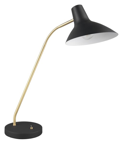 Φωτιστικό Επιτραπέζιο Trio Lighting TRAVELLER 563400180 Μαύρο Ματ (Black Mat) και Χρυσό Χρώμα (Gold Coloured)